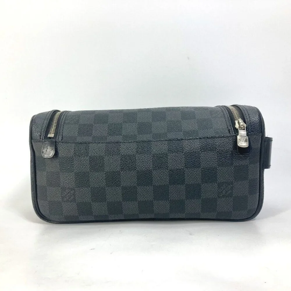 LOUIS VUITTON Damier Graphite C Cracking pouch Makeup pouch Cosmetics Pouch